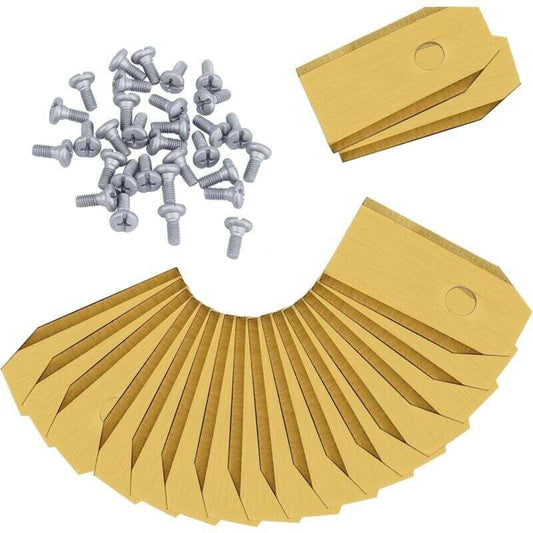 Titanium Knife Blades 30 X Robot Lawn Mower Replacement Blades