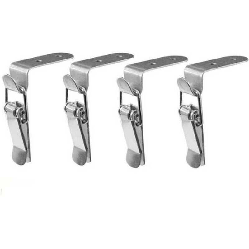 Ersandy 4 pcs Toggle Latch, Lever Latch Spring Loaded S/S