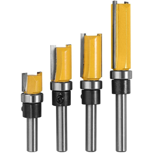 1/4" Wood Router Bit Copy Cutter (4 Sizes) High-Quality Alloy Steel Blade
