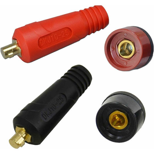 Solder Cable Panel Connector Plug Kit 200Amp Quick Connect Socket