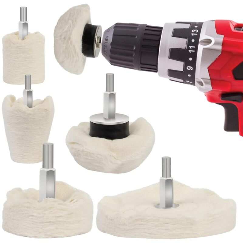Drill Polishing Pad - Polishing Discs for Metal, Aluminium, Stainless Steel