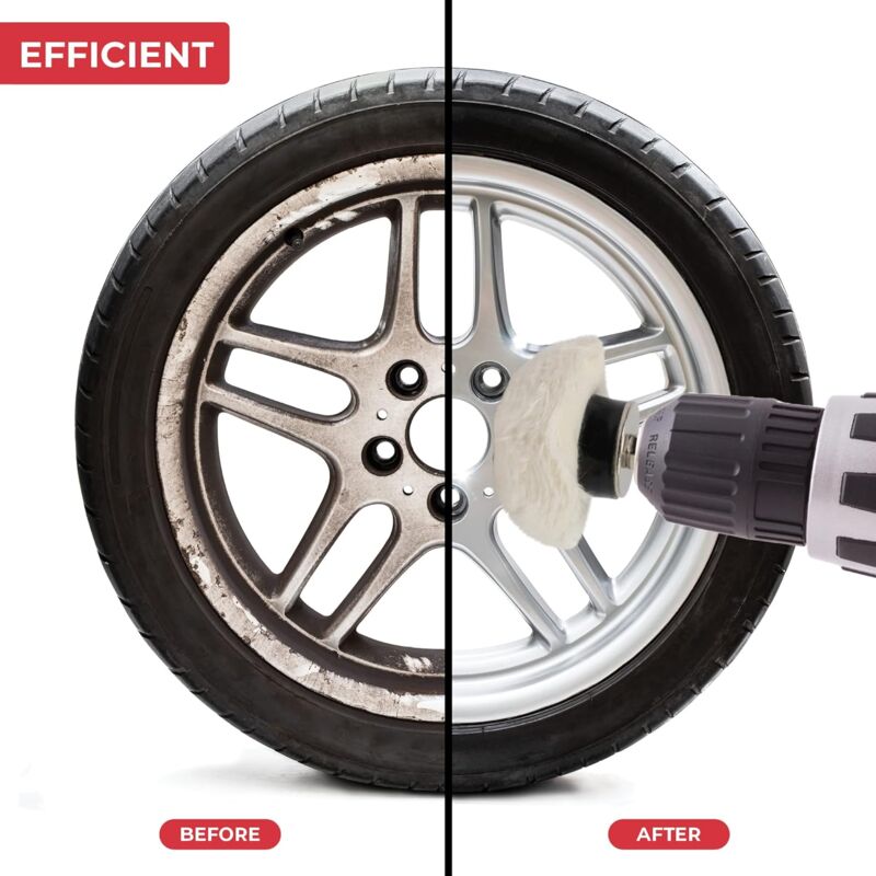 Drill Polishing Pad - Polishing Discs for Metal, Aluminium, Stainless Steel