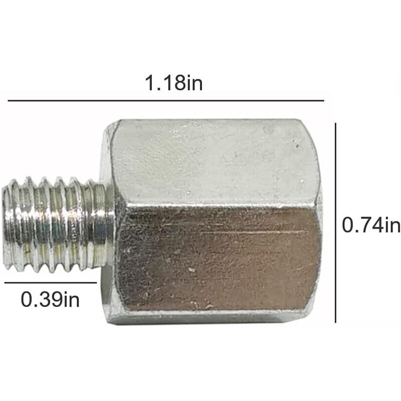M10 M14 Adapter Angle Grinder Polisher Thread Drill Bit Interface