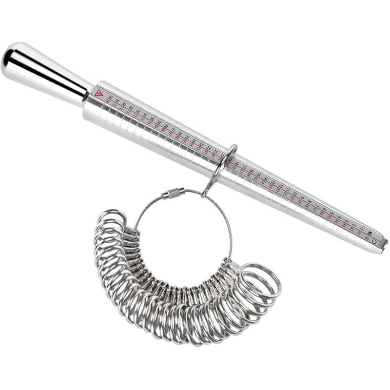 Ring Sizer 41-76 Finger Size Gauge Ring Sizer Tool With 3 Measuring