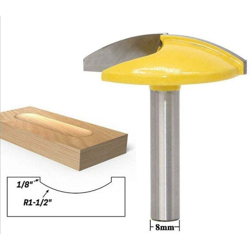Curved And Horizontal Router Bit With 8Mm Shank Carbide Moulding