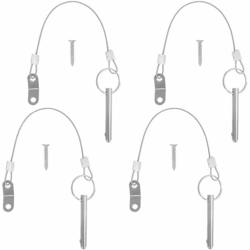 Quick Release Pins, 6.3Mm Top Pin Diameter, 51Mm Total Length, 40mm