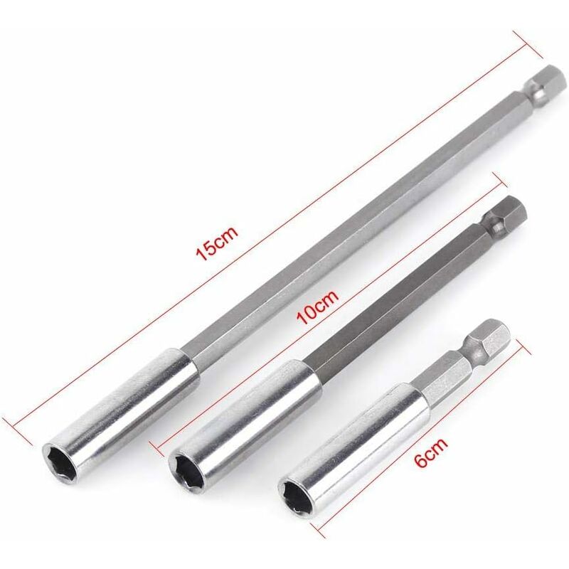 1/4" Magnetic Bit Holder Screwdriver Extension Hex Shank 60Mm