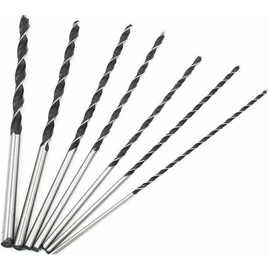 300Mm Extra Long Twist Drill Bit Set 7 pcs High Carbon Hardened Steel