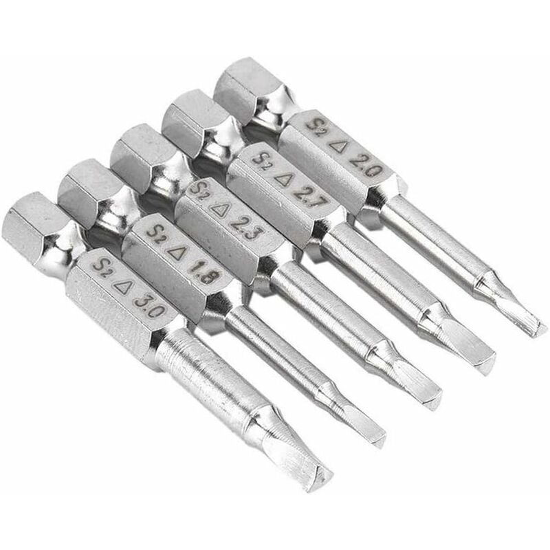 Magnetic Triangle Head Screwdriver Bits Set S2 Steel 1.8mm, 2mm,