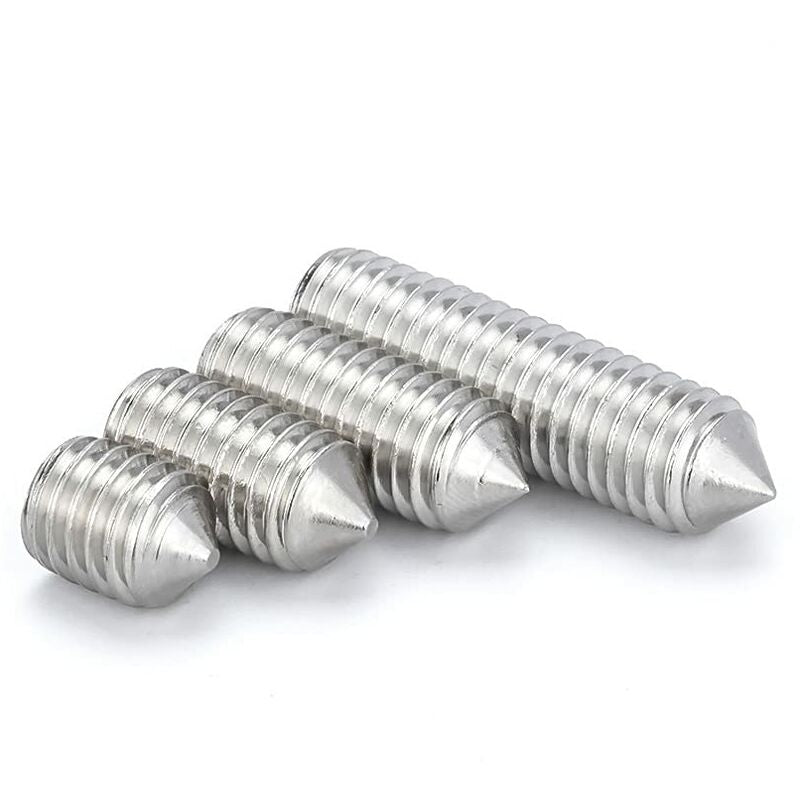 M6 Conical Grub Screws Stainless Steel Hexagon Grub Screws