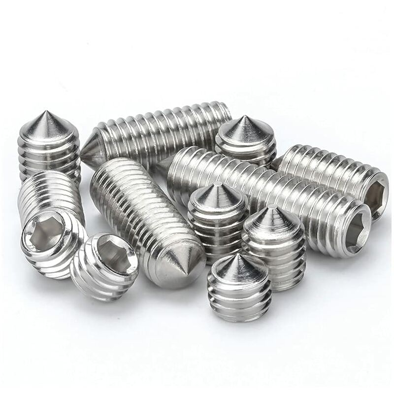 M6 Conical Grub Screws Stainless Steel Hexagon Grub Screws