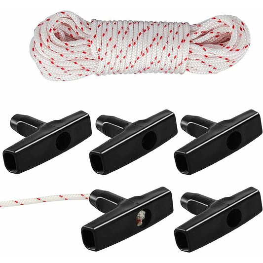 Starter Rope/Pull Cord (3.5Mm 10M) With Starter Handle, Lawn Mower
