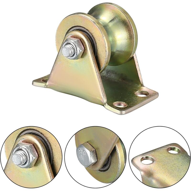 Lifting Pulley, U-Groove Caster, Lifting Caster, Groove Wheel