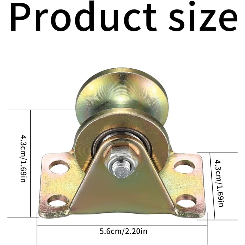 Lifting Pulley, U-Groove Caster, Lifting Caster, Groove Wheel