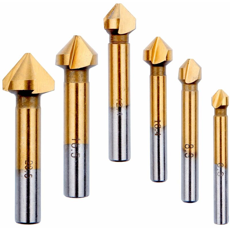 Countersink Metal Wood, Titanium Drill Bit Metal Chamfer HSS