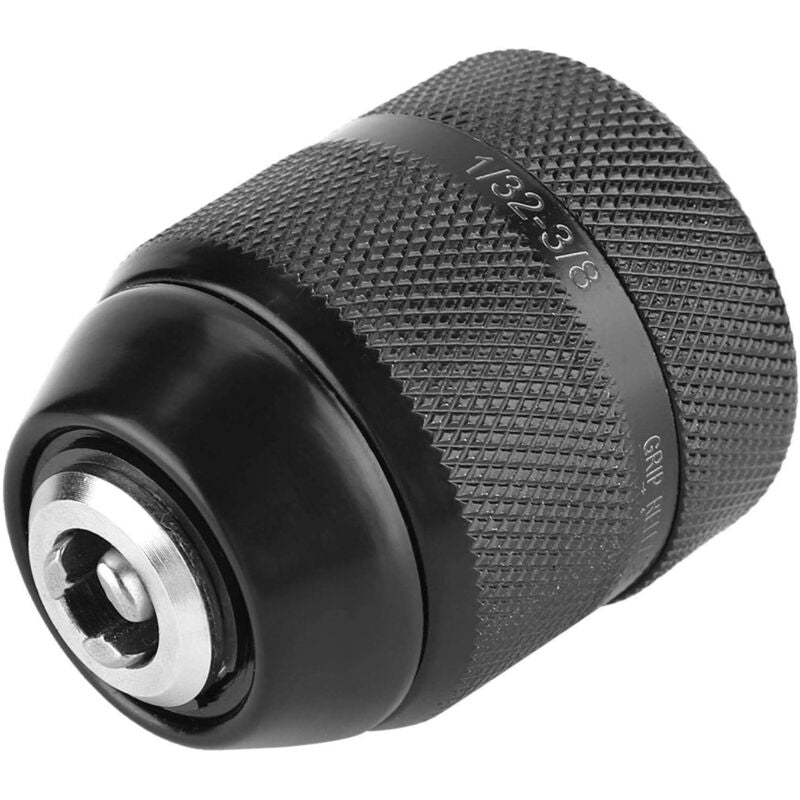 3/8 Drill Chuck, 0.8Mm-10Mm Shank Conversion Chuck, Electric Drill Chuck Adapter, Thread Keyless Drill Chuck For Hand