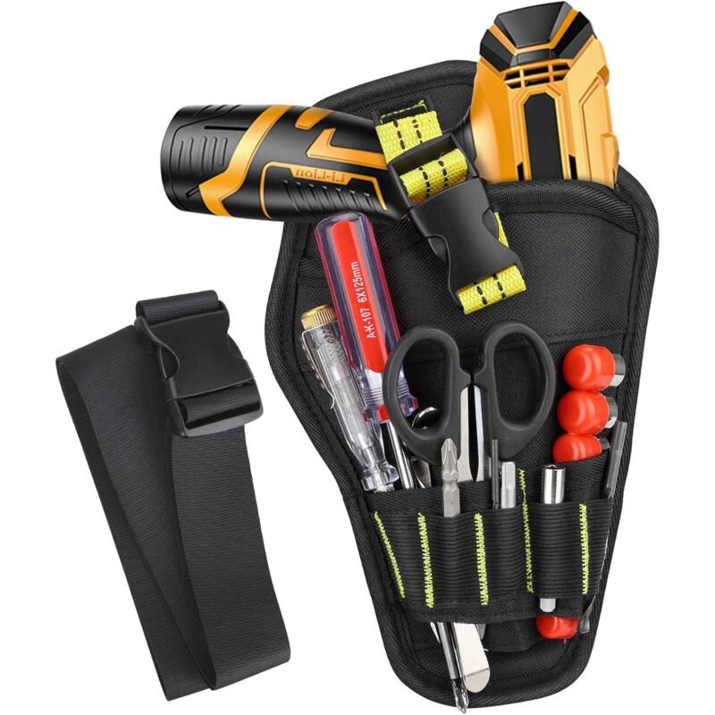 Tool Belt, Tool Holster Belt With Adjustable Belt