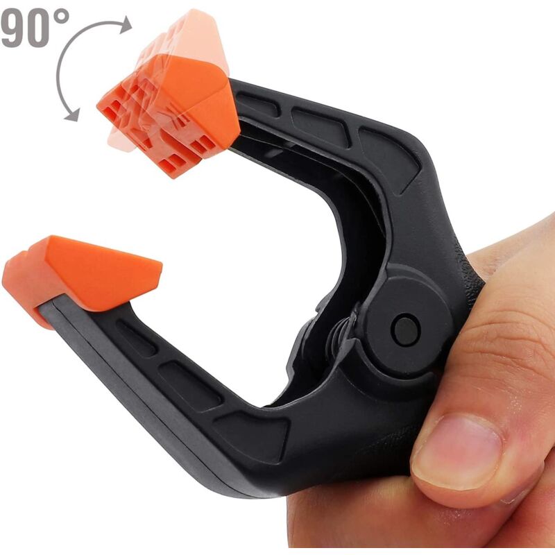 Plastic Spring Clamps, 8 Pieces, Opening Up To 25.4Mm, Clamp For Decoration, Woodworking And Photography Studio