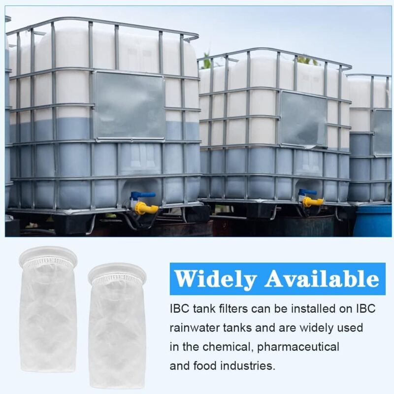 2 pcs Nylon Ibc Filter, Ibc Rainwater Tank Filter Washable Ibc Replacement Filter Nylon Lid Filter - Ibc Tank Lid