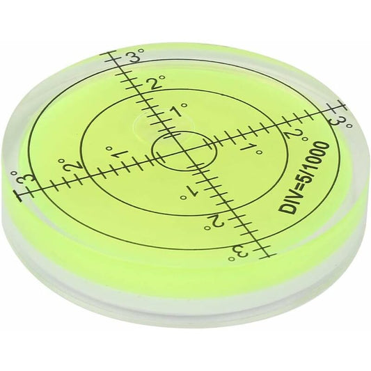 Round Spirit Level, 60Mm Diameter Measuring Tool, Round Bubble Level