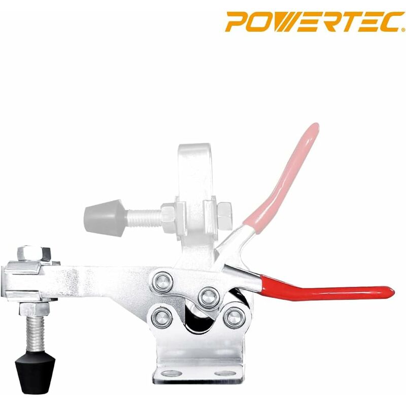 20326 225D Quick Release Horizontal Toggle Clamp - 500 Lb Holding Capacity With Rubber Pressure Tip, 4Pk