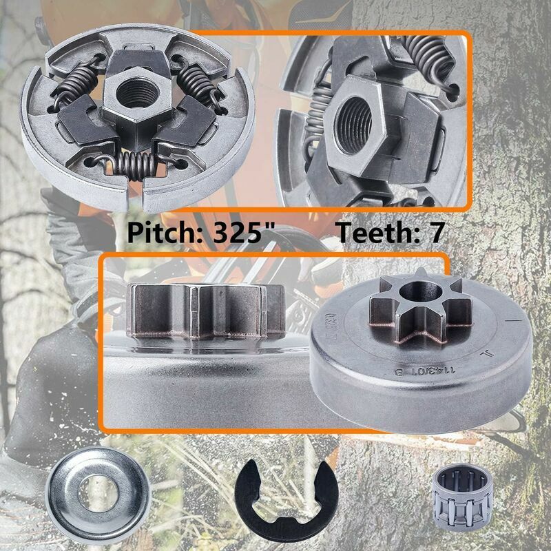 Clutch Drum .325 Clutch Drum Bearing Kit For Stihl Ms261C Ms271C