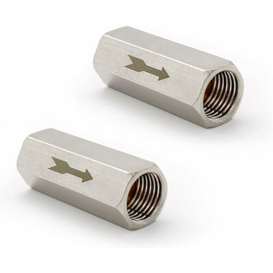 1/4" Check Valve Hexagonal Air Check Valve, One Way Check Valve