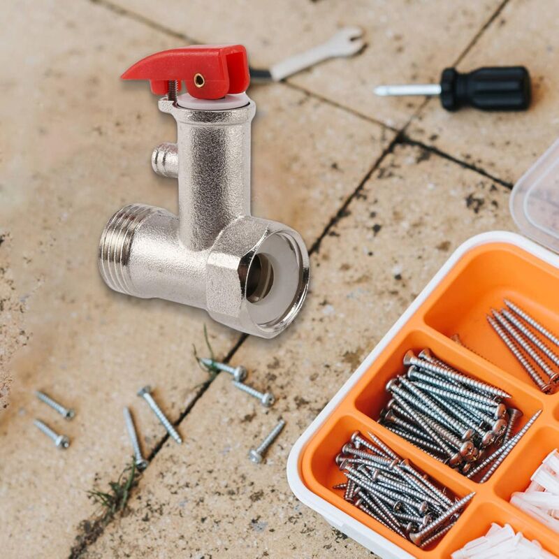 1/2 Pt Sleeve Electric Water Boiler Safety Valve 0.75Mpa Temperature And Pressure Relief Valve For Water Heater System
