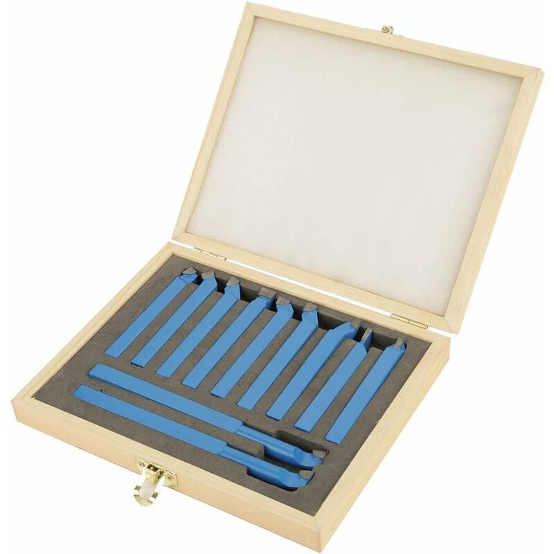 11 pcs Lathe Tool Set Metal Tip Lathe Tools Set Turning Tool Set Turning Tool