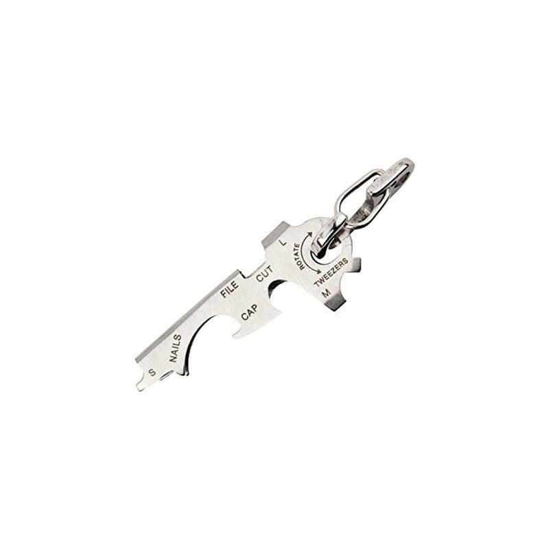 8 In 1 Multifunction Keychain With Bottle Opener, Screwdriver And Other Keytools