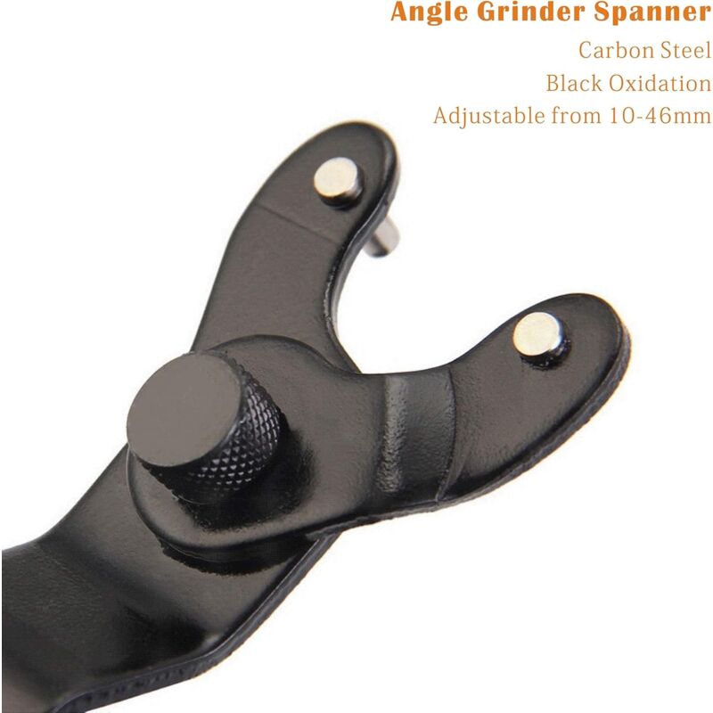 Universal Wrench For Angle Grinder 10-46Mm With Plastic Anti-Slip Handle