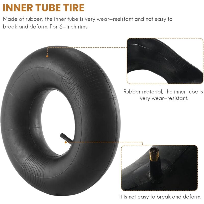 15X6.00-6 Tube Set Lawn Tire Tube 15X6X6 Tr13 Lawn Mower Tractor