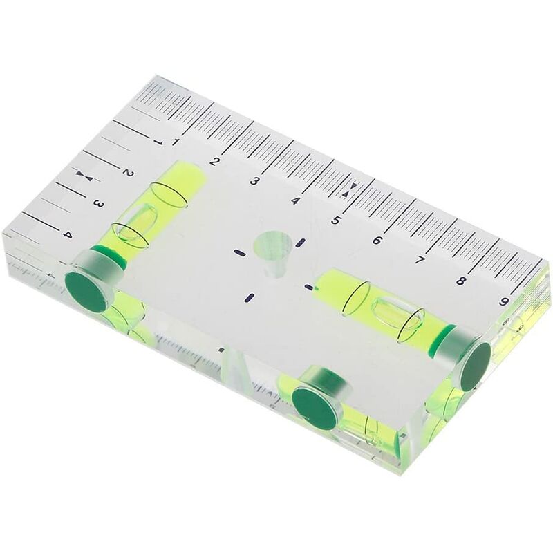 Mini High Precision Two-Direction Transparent Magnetic Spirit Level