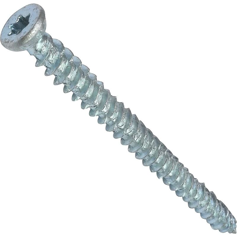 Pack Of 100 Direct Anchor Screws For Concrete Ø7.5X62Mm Countersunk Head