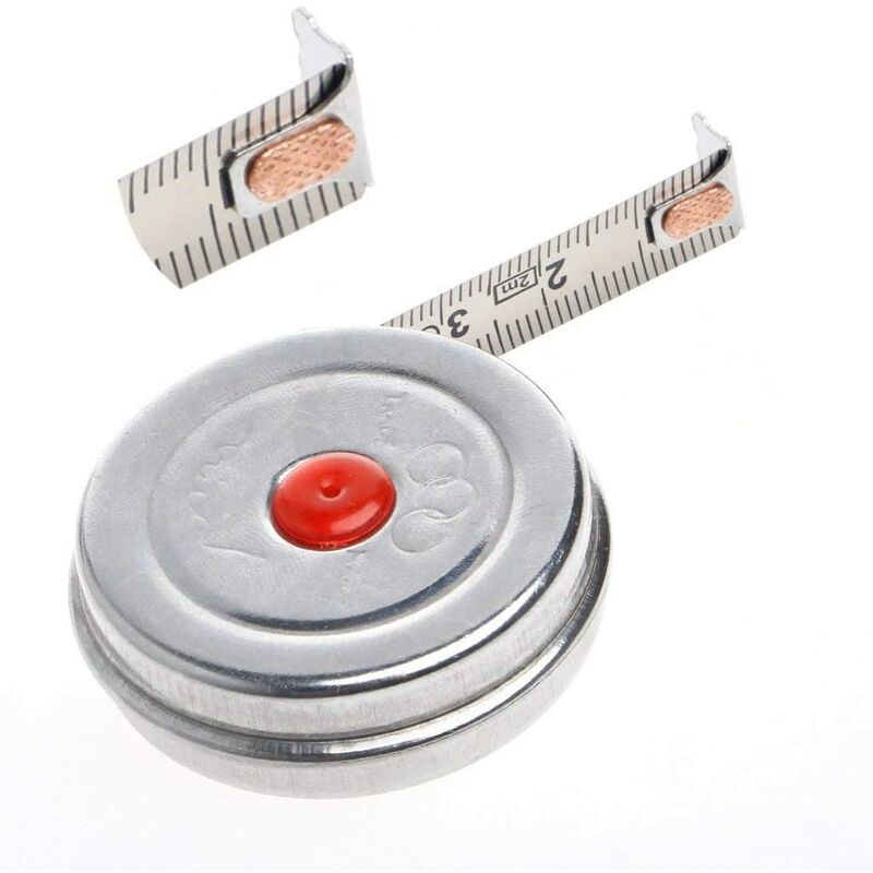 2M Mini Metric Stainless Steel Retractable Tape Measure For Office, Premium Quality Metric