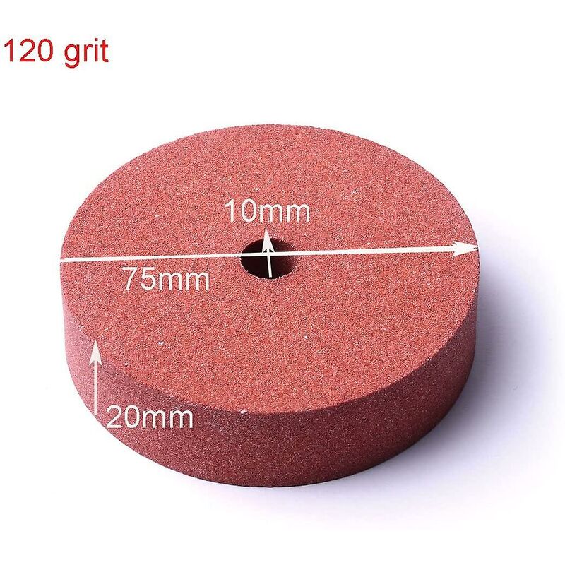 75Mm 1Pc Diameter Grit 120 Polishing Stone Grinding Wheel