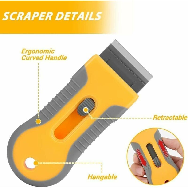 Glass And Ceramic Glass Scraper - Glass Cleaning Tool