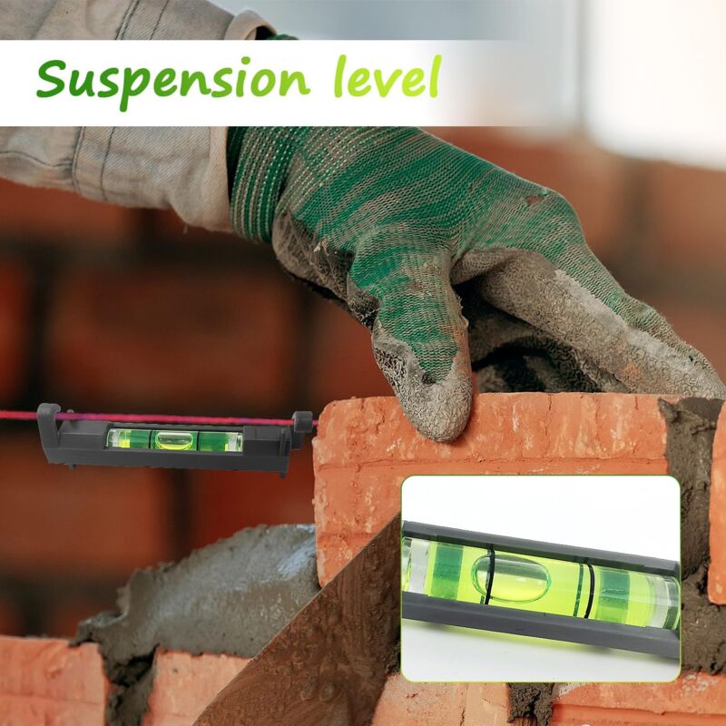 4 pcs Mini Spirit Level, Black Spirit Level, Magnetic Spirit Level, Camping Level, Small Spirit Level For Construction,