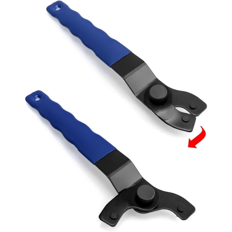 Universal Angle Grinder Wrench 10-46Mm, For Grinders Replace Discs, Adjustable Pin Wrench For Angle Grinders