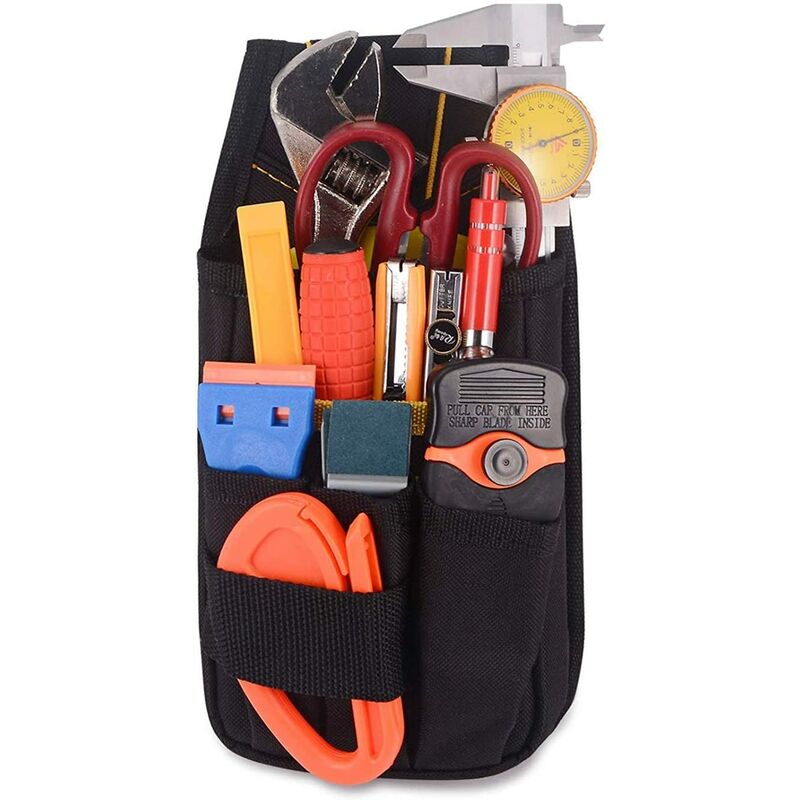 Tool Belt, Tool Pouch, Small Tool Bag With Adjustable Nylon Belt