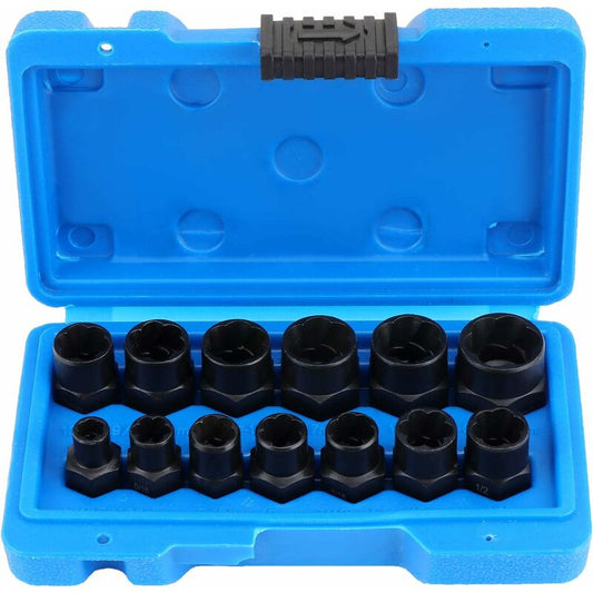 Twist Socket Set, 9.5Mm Damaged Bolt Extractor, Handle Nut Extractor