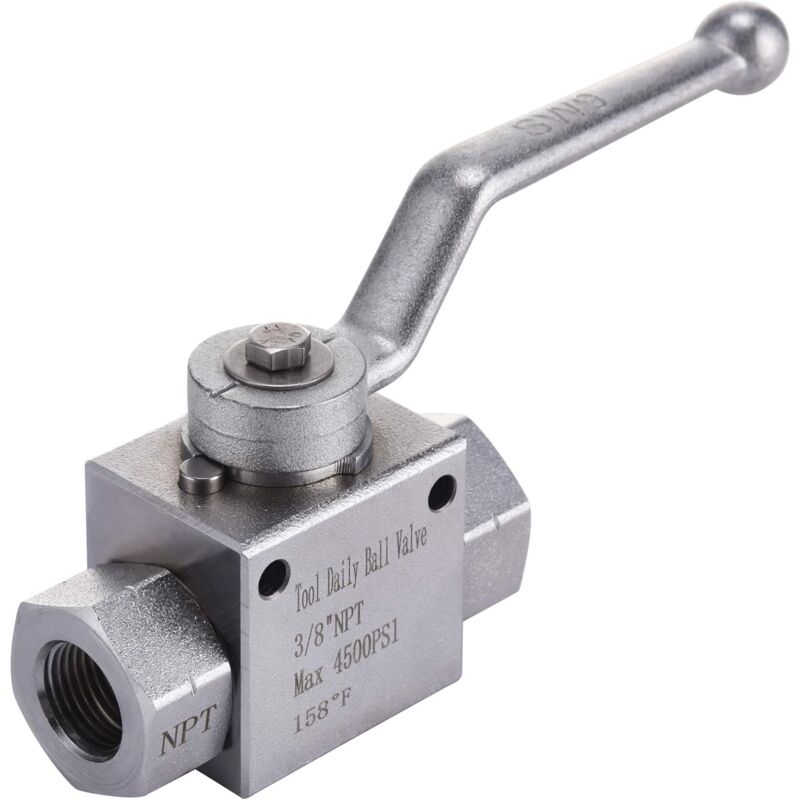 Tool DAily Pressure Washer Ball Valve Kit, 3/8" Quick Connect