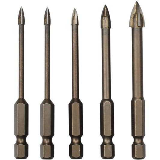 Triangle Drill Bit Set, Carbide Tile Drill Bits, Efficient Universal Drilling