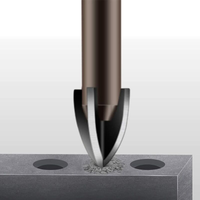 5 pcs Triangle Drill Bit Set, Carbide Tile Drill Bits, Efficient Universal Drilling Tool For Glass, Tile, Concrete,