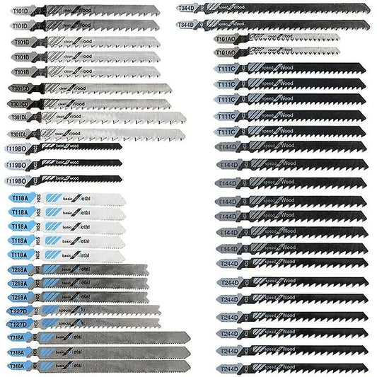T-Shank Jigsaw Blades, Made Of Hcs/Hss, With Storage Case
