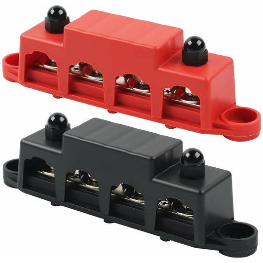 12V,48V Dc,250A Busbar Distribution Block, With 4 M8 Clamp Bolts