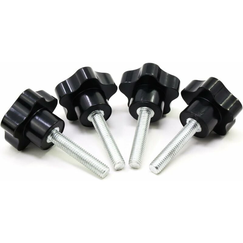 M8X40 Female Thread Nut Clamping Handle Star Shape Hand Knobs