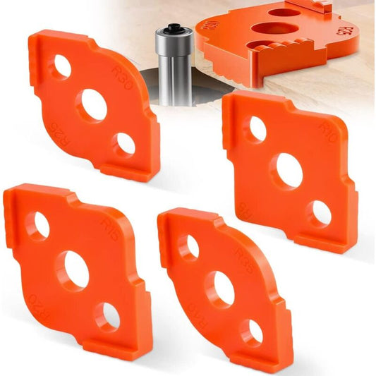 Alloy Radius Router Jig, R5 - R40 Woodworking Router Jig On Table