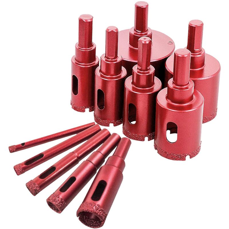 Diamond Hole Saw Set, Diamond Core Drill Bit For Tile/Glass/Marble