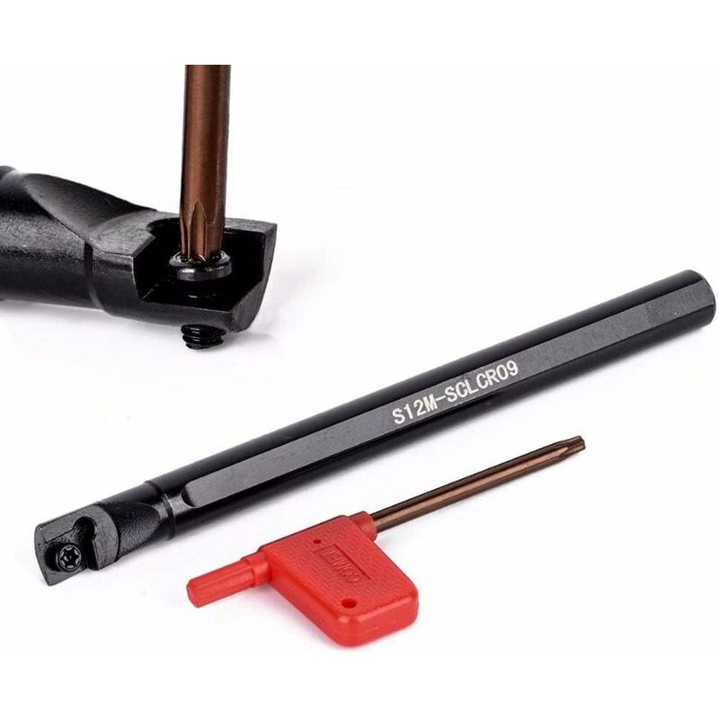 4 pcs Turning Tool Holder + Ccmt09T304 Carbide Inserts + T15 Wrench